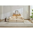 thumbnail image 3 of SOULART 78.74" Cloud Couch, Beige Modern Sectional Sofa Bed with Chenille Fabric, No Assembly Required for Living Room Bedroom, 3 of 11