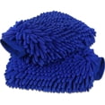 thumbnail image 1 of Car Wash Mitt 2 Pack - Large Size Microfiber Wash Mitt for Car Cleaning Mitts Tools Premium Chenille Scratch-Free Car Washing Gloves Car Wash Kit Accessories Rag Sponge Winter Waterproof (Navy Blue), 1 of 4