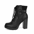 thumbnail image 2 of Botas de Combate DREAM PAIRS con Tacón Grueso Alto 10.5, 2 of 7