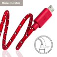 thumbnail image 5 of Cable micro USB OLAF de 1 m, 2 m y 3 m para teléfono móvil, carga rápida, adaptador de cargador USB, cable de sincronización de datos para Samsung, Huawei y Xiaomi., 5 of 5