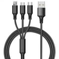 thumbnail image 1 of Cable De Carga Usb 3 En 1 Línea De Cargador Múltiple 1,2 M, 1 of 1