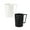 s-Beige&Black 2PCS, variant on pdqouc 2Pcs Geometry Design Plastic Coffee Cups Reusable Plastic Cup Mug with Handle Lightweight Microwavable Dishwasher Safe Un*breakable Camping Coffee Mugs for Tea Milk Water Juice Tea