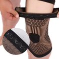 thumbnail image 2 of 1 Pair Knee Brace For Arthritis Pain And Support, Compression Knee Sleeve For Running, Weightlifting, 2 of 5