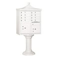 thumbnail image 3 of Salsbury Industries 3308R-WHT-U Regency Decorative CBU - 8 A Size Doors - Type I - White - USPS Access, 3 of 4