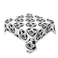 thumbnail image 6 of Zufioo Happy Soccer Print Square Decorative Tablecloth, Wrinkle-resistant, Waterproof and Oil-resistant Tablecloth Coffee Table Cloth, Suitable for Restaurants-54"x54", 6 of 8