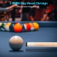 thumbnail image 3 of Bisofice Billiard Cue Stick for Black Eight Pool, 9 Ball Design, 147cm Double Section Maple Sticks, 3 of 7