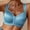 Blue, variant on Women's Front Closure Wireless Easy-On Everyday Bra, Lift-and-Shape, Adjustable Straps, Breathable Comfort