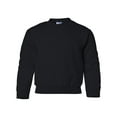 thumbnail image 3 of Gildan Youth Fleece Sweatshirt Black- 18000B | Soft Crewneck 8oz Heavy Blend Kids Sweatshirt, Size XL Classic fit Pullover, Pack 6, 3 of 5