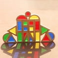thumbnail image 3 of serony Rainbow Blocks Reflection DIY Construction Blocks Rainbow Blocks Construction Building Sets Montessori Building for Preschool Kids, 3 of 9