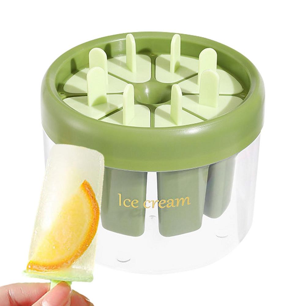 Tohuu Popsicles Molds 8 pcs Popsicle Molds with Water Inject Port Reusable Easy Release Homemade Popsicle Mould for Summer Refreshing admired - image 1 of 8