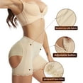 thumbnail image 6 of Women's Firm Control Shaping Butt Lifter Panties Body Shaper Low Waist Seamless Hollow Out Shapewear, 6 of 8