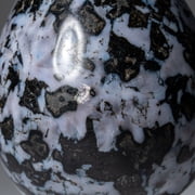 Genuine Polished Indigo Gabbro (3.5) Egg from Madagascar
