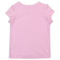 thumbnail image 6 of Young Hearts Short Sleeve Crew Neck Tie-Dye Solid T-Shirts (Little Girls), 3 Count, 6 of 10