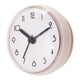 thumbnail image 1 of Reloj de ducha para baño, resistente al agua, decoración del hogar, moderno, pequeño, redondo blanco, 1 of 8