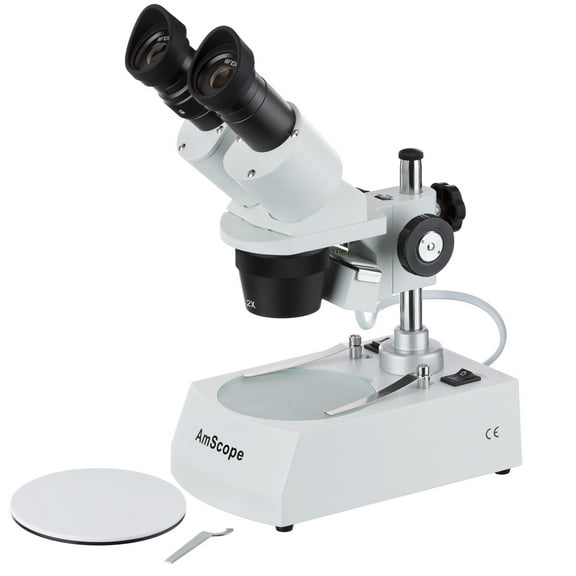 AmScope Student Forward Binocular Stereo Microscope 20X-40X New