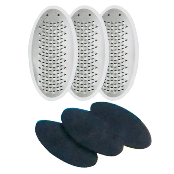 Replacement Blades with Emery Pads, and Miracle Foot Repair Cream Fast Relief for Dry Cracked Itchy Feet- 3 Pack