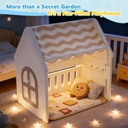 Funjoypals 9 in 1 Multifunctional Kids Activity Table Building Block Drawing Table for Children Kids Age 3-8 Indoor Playroom Bedroom