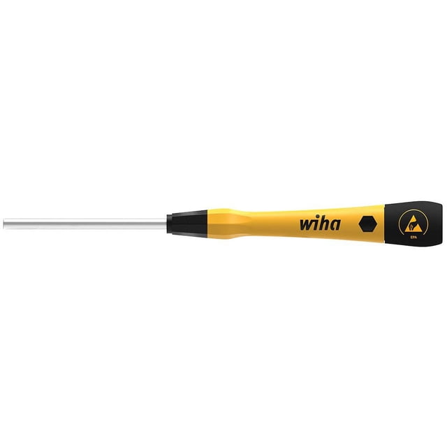 Wiha 43689 PicoFinish 275P 4mm x 60mm ESD Precision Hex Nut Driver - 1 Each