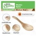 thumbnail image 3 of Wooden Kitchen Cooking Spoon, Solid Wood Serving Spoons for Stirring, Mixing, Non Stick Kitchen Utensil, Tableware, Scoop Ladle for Stews, Soups, Pasta, Salad, Sauce (3), 3 of 6