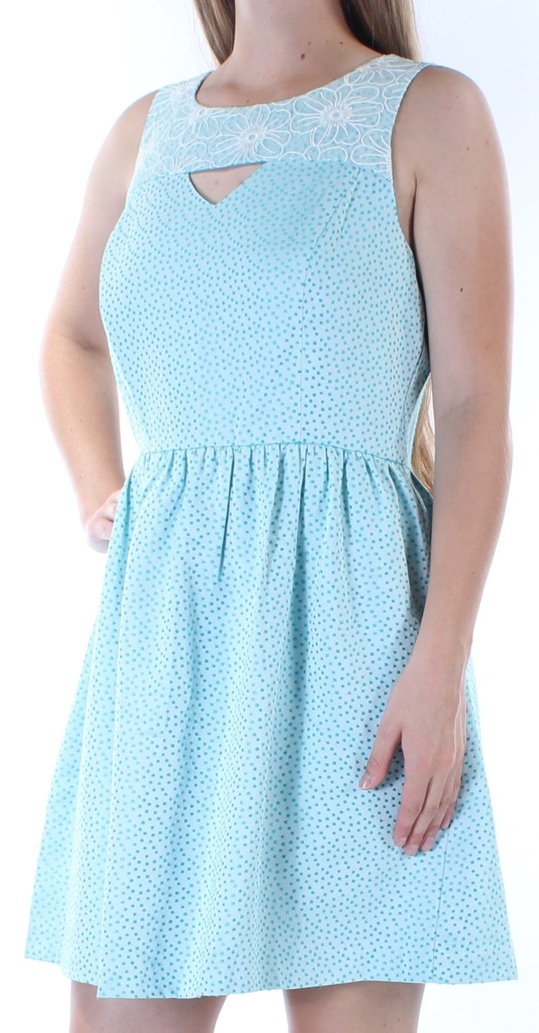 walmart light blue dress