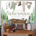thumbnail image 5 of 5x3ft Fishing Themed Baby Shower Backdrop a Little Fisherman is on His Way Backdrop Gone Fishing Party Photography Background Banner for Boys Baby Shower First Birthday Party Decor Supplies, 5 of 8