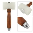 thumbnail image 3 of Mazo para tallar cuero ANGGREK forma de T Madera y martillo de nailon, 3 of 7