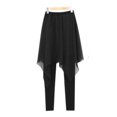 thumbnail image 1 of Pantalones de gasa de dos piezas de hilo falso para primavera y verano, pantalones hasta el tobillo adelgazantes para mujer, pantalones casuales para bailar, 1 of 5