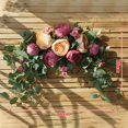 thumbnail image 5 of CNKOO Artificial Silk Flowers Swag Slim Table Centrepiece Home Wedding Arch Decor, 5 of 5