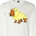 thumbnail image 4 of Inktastic Easter Duck Triceratops Long Sleeve T-Shirt, 4 of 5