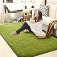 thumbnail image 6 of Arogan Modern Soft Fluffy Carpet for Living Room, Bedroom and Children's Room, Green, 5'x8 '., 6 of 7