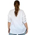 thumbnail image 3 of Camisa oversize Roman Fashion/Tallas Extras, 9513 (Blanco) blanco 40 Roman Fashion BL-RF-9513-BLANCO-ALL, 3 of 6