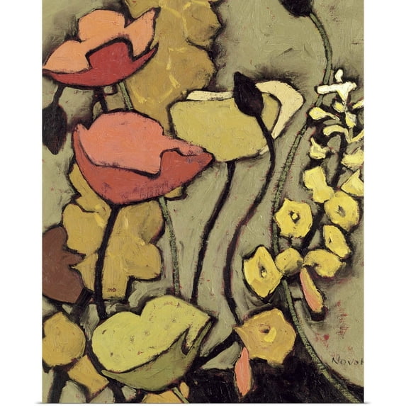 Great BIG Canvas | Rolled Shirley Novak Poster Print entitled Colours de la Nuit I