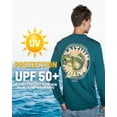 thumbnail image 3 of Baitium Fishing Shirt for Men Outdoor Long Sleeve Fishing Shirt Hiking Running Sun Shirt Rash Guard UPF 50+, 3 of 6