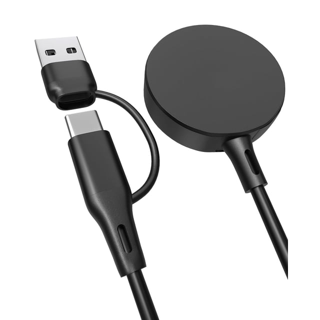 Cargador Bicmice 2 en 1 USB C/A para Samsung Galaxy Watch