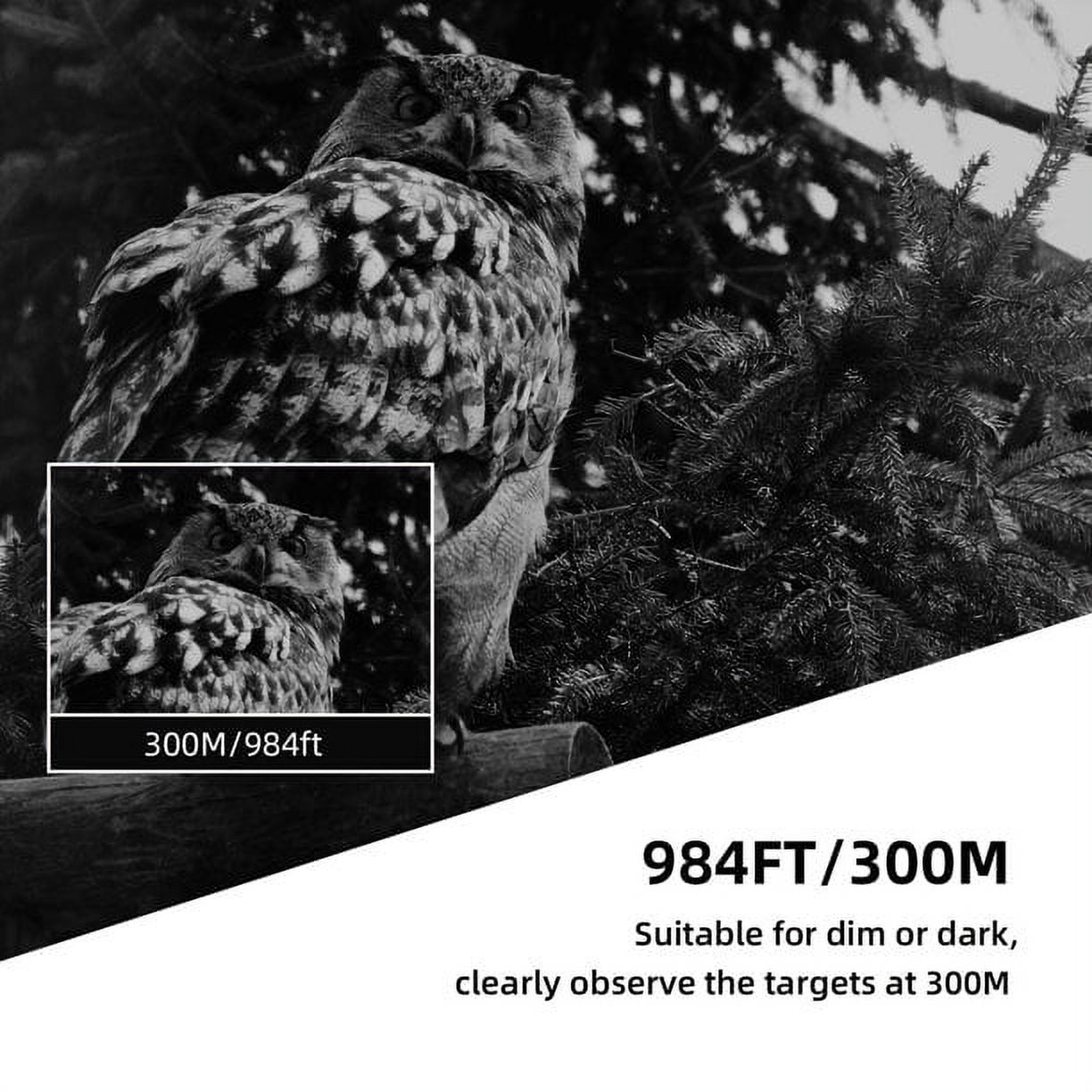 SuntekCam Night Vision Goggles Night Vision Binoculars with 32GB SD Card 36MP/4K 5x Zoom Suitable for Hunting at Night and Taking Pictures and Videos in Dark Environments