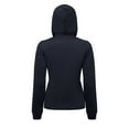 thumbnail image 3 of TriDri - Sudadera con Cremallera de Hilado Teñido para Mujer (Negro), 3 of 3