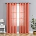 thumbnail image 3 of Luxury Semi Sheer Grommet Top Curtain Single Panel - Assorted Colors, 3 of 8