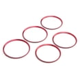 thumbnail image 3 of Car Air Outlet Ring, Air Conditioning Vent Trim Red 5pcs Anti-Rust  Replacement For  CLA250 2013-2018 For Decor, 3 of 8