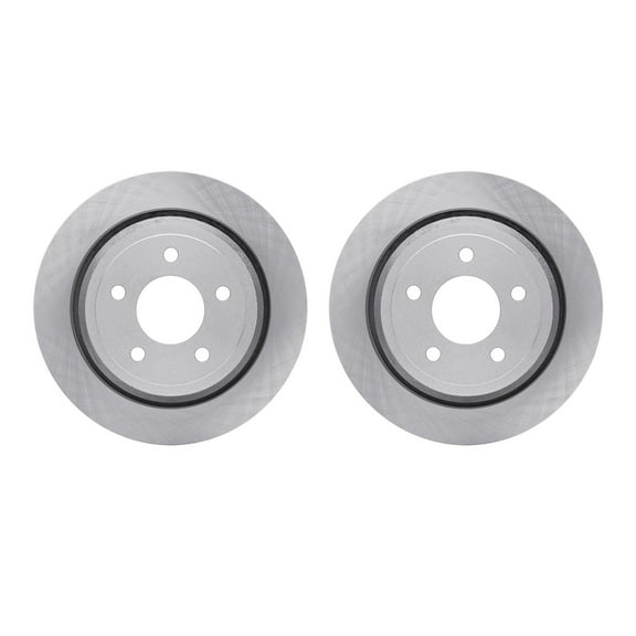 Dynamic Friction Company Rear Brake Rotors 6002-56018