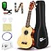 thumbnail image 3 of Everjoys Soprano Ukulele Beginner Pack-21 Inch w/Rainbow String Free Online Lesson Gig Bag Fast Learn Songbook Digital Tuner Pick All in One Kit, 3 of 4