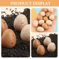 thumbnail image 2 of 20 huevos de pájaro artificiales, cuencos con forma de huevo moteado, relleno para jarrones de Pascua, huevos de gallina artificiales para decoraciones de primavera y Pascua., 2 of 8