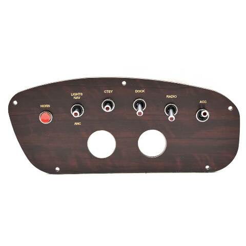 Misty Harbor Boat Toggle Switch Panel F33600186617 | 10 x 4 3/8 Inch