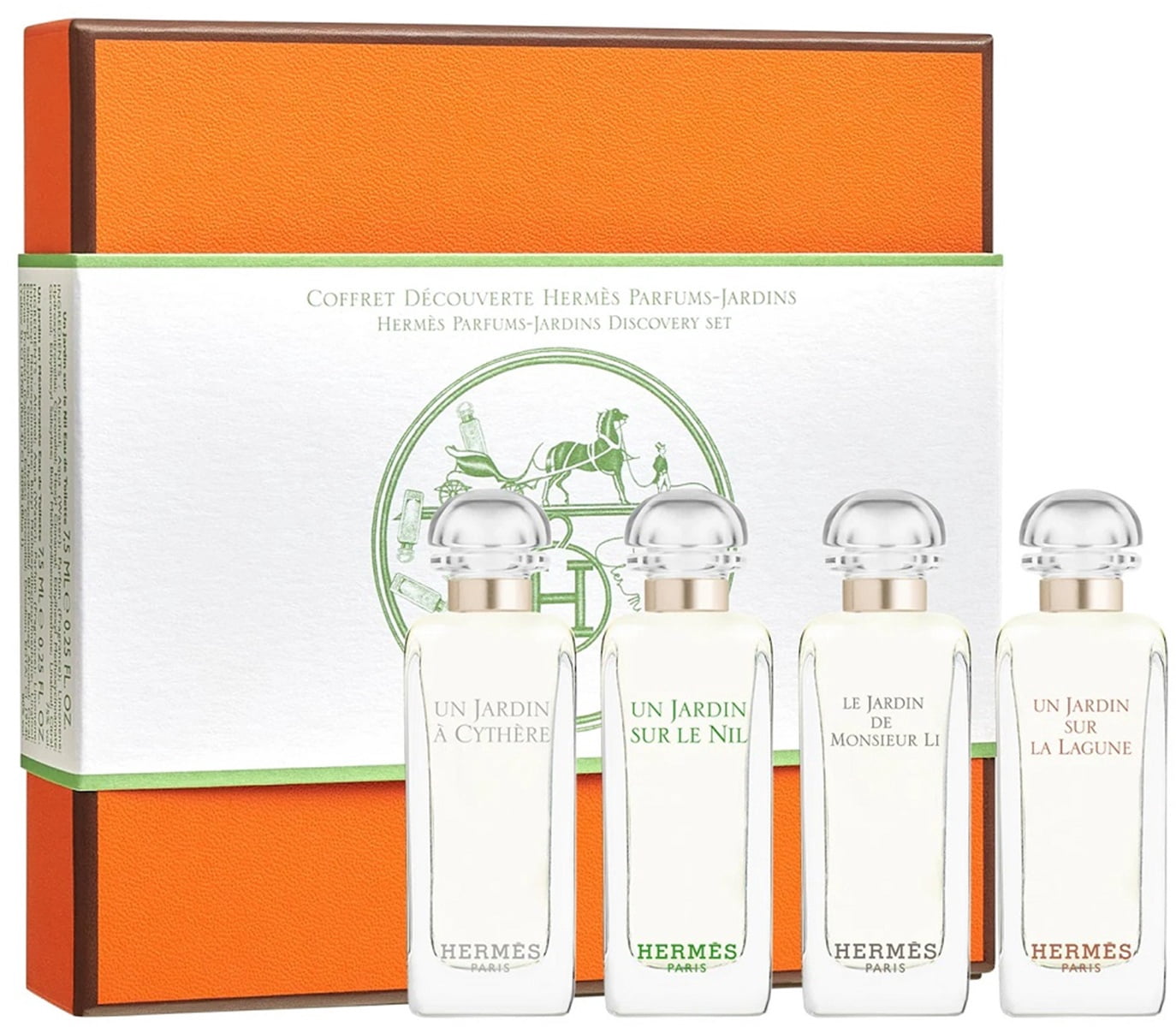 Hermes Jardins Perfume Gift Set, Four Eau De Toilette Mini Splash