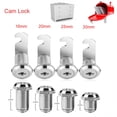 thumbnail image 4 of Decodeary Thread And Gasket Mailbox Lock Made Of Solid Zinc Alloy Comes With 2 Keys Simplistic Drawer Cabinet 16mm Universal unlocking, 4 of 6