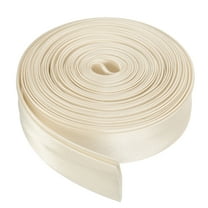 Uxcell Double Fold Bias Tape 4/5 Inch x 5.5 Yards Satin Pre-fold Tape Beige
