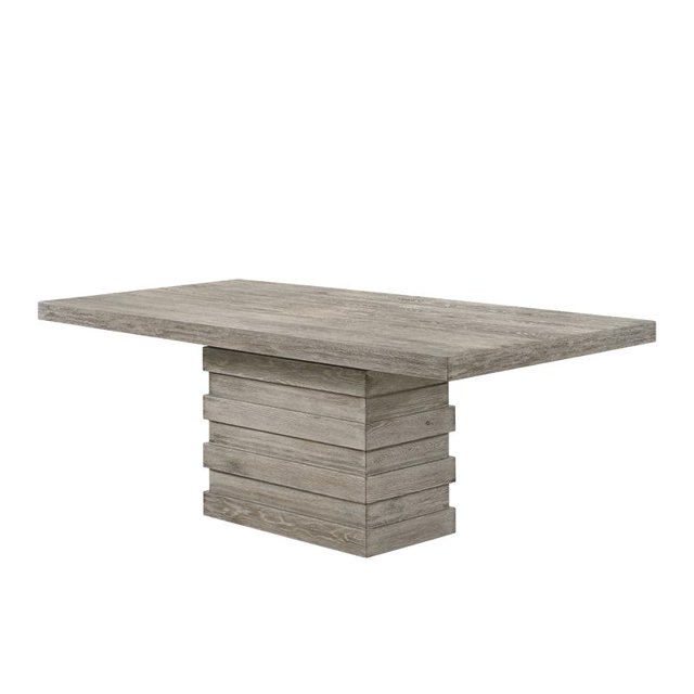 ACME Table de Salle à Manger Rectangulaire en Bois de Faustine en Chêne Clair Récupéré