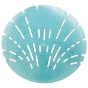 BGD 623CT Pearl 3D Urinal Screen - Mountain Air, Blue - 10 per Pack, Pack of 6