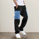 thumbnail image 2 of Pantalones cargo para hombre - Corte recto - Dobladillo ajustable - Cintura elástica - Ropa de trabajo - Poliéster, 2 of 7