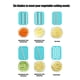 thumbnail image 2 of Cortador De Verduras, Cortador De Rallador Manual De Cocina Para El Hogar, Cortador De Verduras Para Queso, Jengibre, Utensilio De Cocina Vegetal Vogacara HA034954-00, 2 of 6