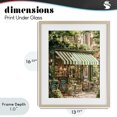 thumbnail image 4 of Stupell Industries Eclectic Coffee Shop Awning & Greenery Birch Framed Print Under Glass, 13 x 16, by LSR Design Studio, 4 of 8